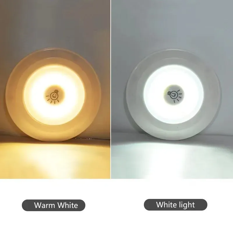 Lumière LED à intensité variable pour sous-meuble avec télécommande, fonctionnement sur piles, éclairage pour placards, armoires, salle de bain et veilleuse 6