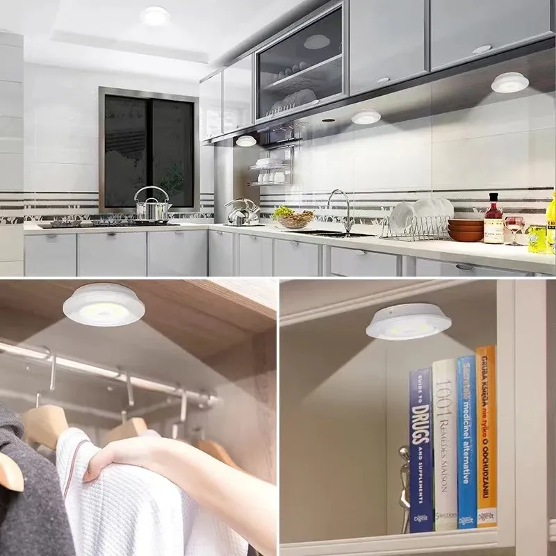 Lumière LED sans fil à intensité variable en situation