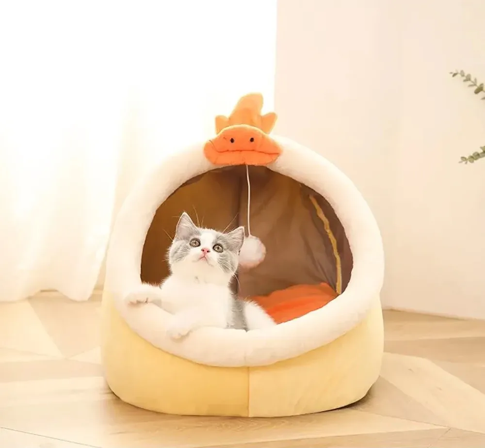 Lit pour chat, finitions et textures
