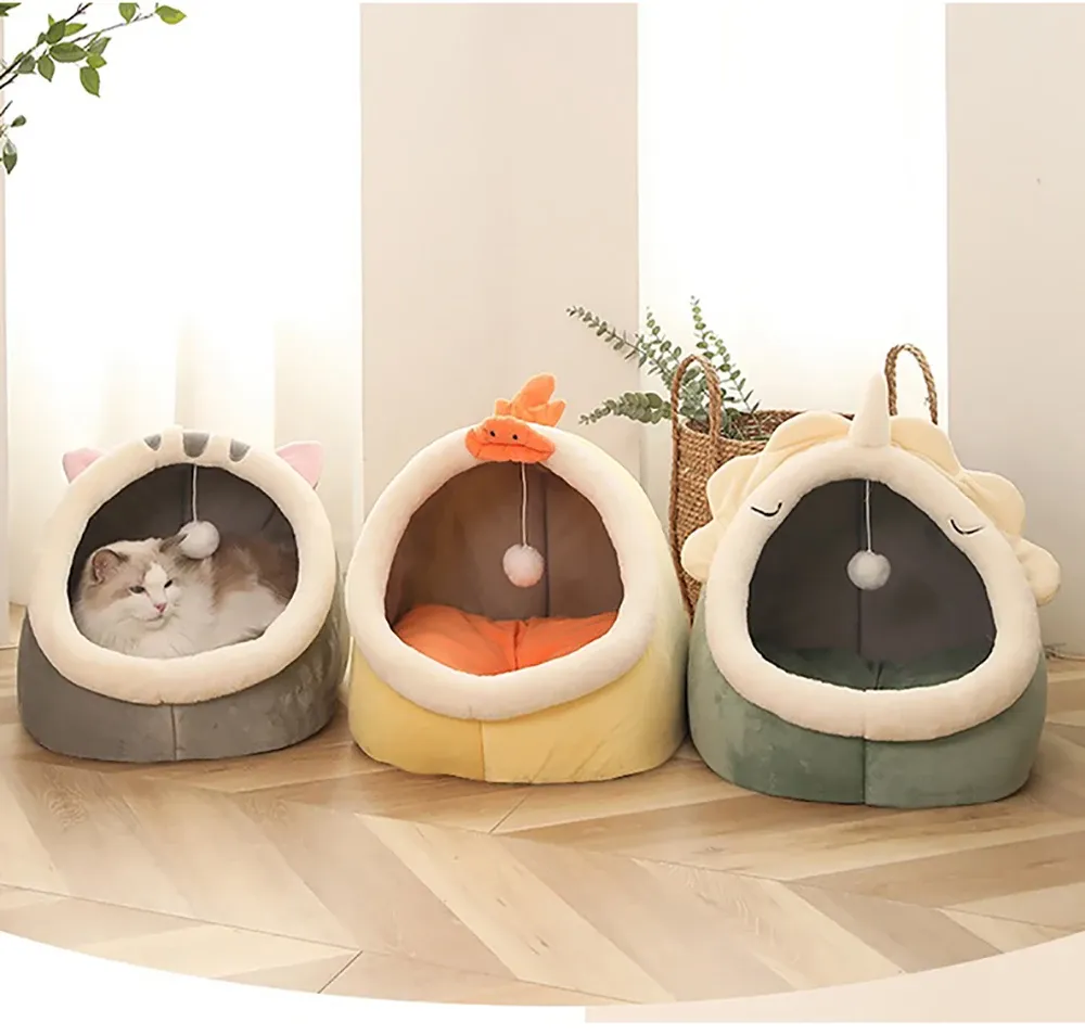 Lit de sommeil profond pour chat, vue d'ensemble