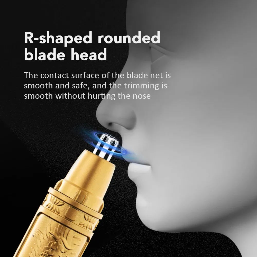 Tondeuse électrique pour le nez et le corps, mixte, rasoir pour le cou et les sourcils, kit de nettoyage pour rasoir 3