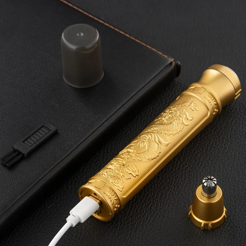 Tondeuse électrique pour le nez et le corps, mixte, rasoir pour le cou et les sourcils, kit de nettoyage pour rasoir 6
