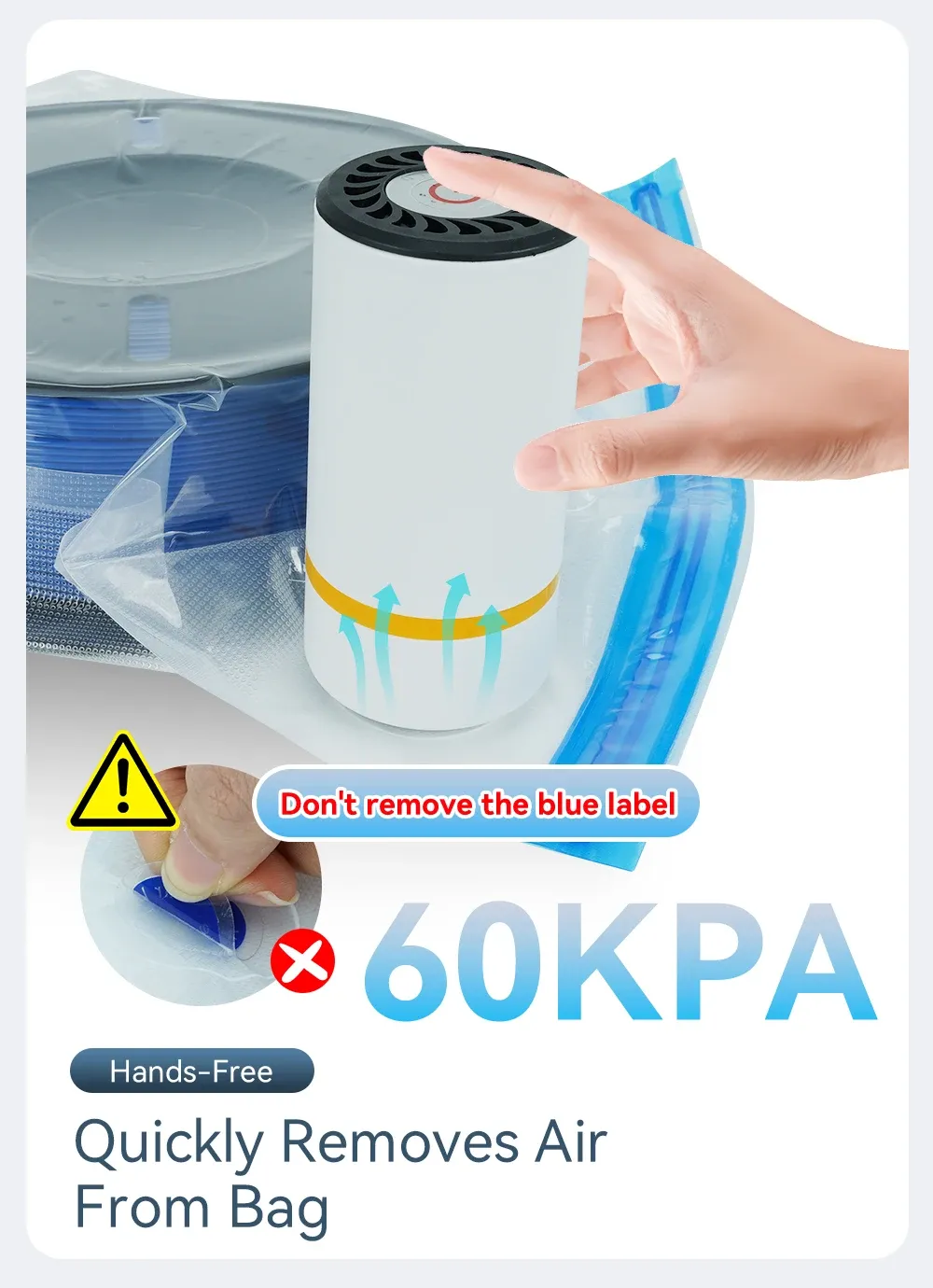 Détail du sac de rangement pour filament 3D