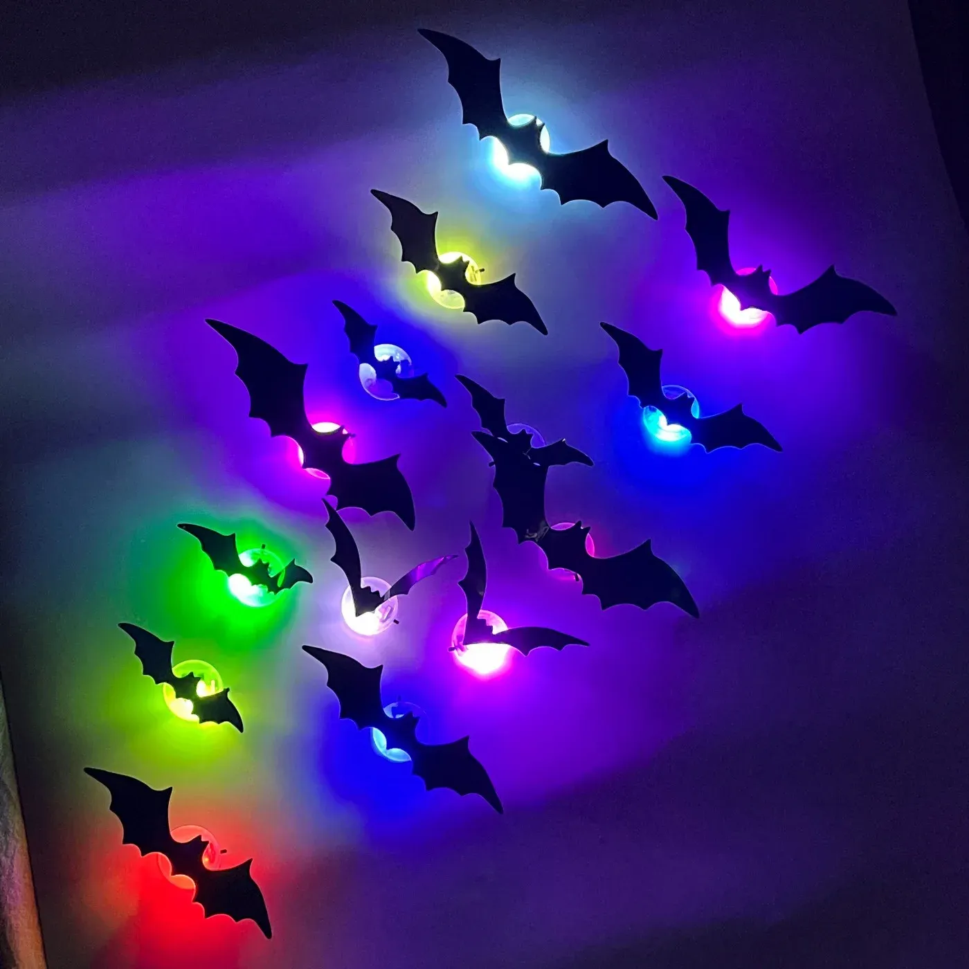 Décoration murale chauve-souris pour maison hantée