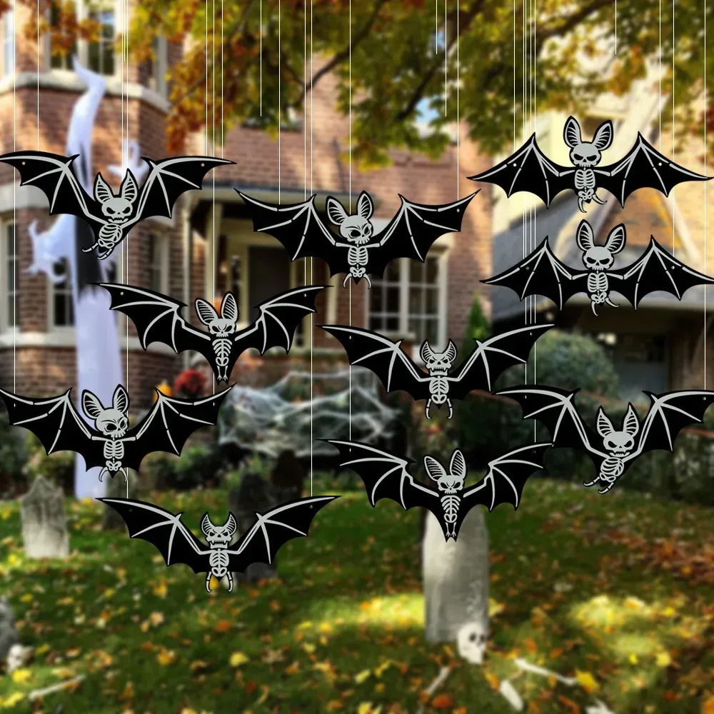 Finition soignée des autocollants muraux Halloween