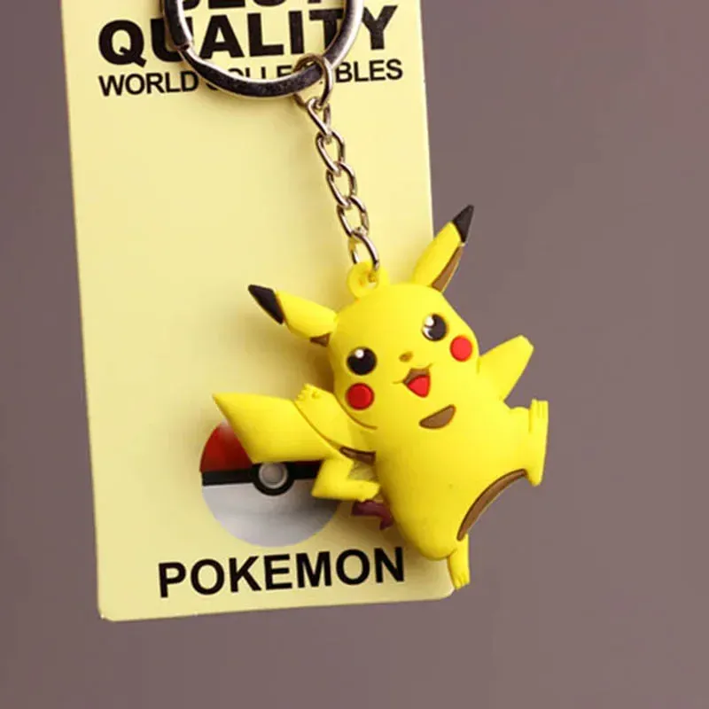 Porte-clés figurine d'action anime kawaii, pendentif pour sac ou voiture 6