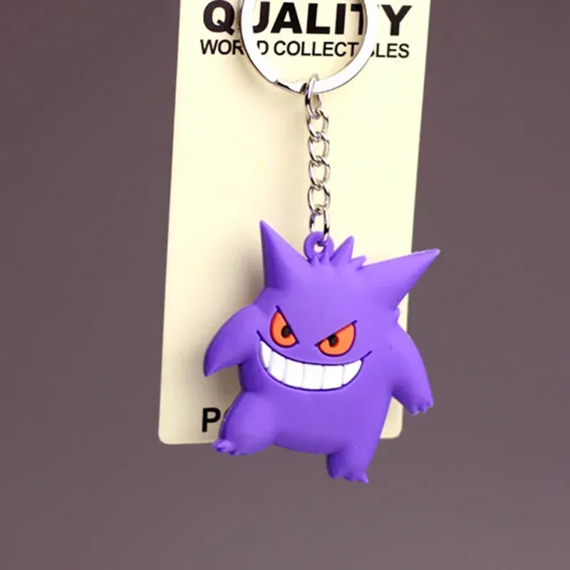 Porte-clés figurine d'action anime kawaii, pendentif pour sac ou voiture 19