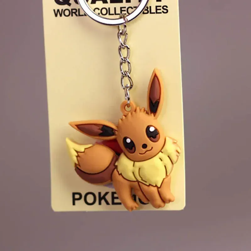 Porte-clés figurine d'action anime kawaii, pendentif pour sac ou voiture 21