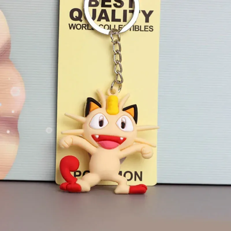 Porte-clés figurine d'action anime kawaii, pendentif pour sac ou voiture 23