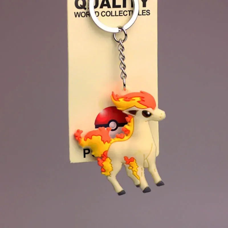Porte-clés figurine d'action anime kawaii, pendentif pour sac ou voiture 14