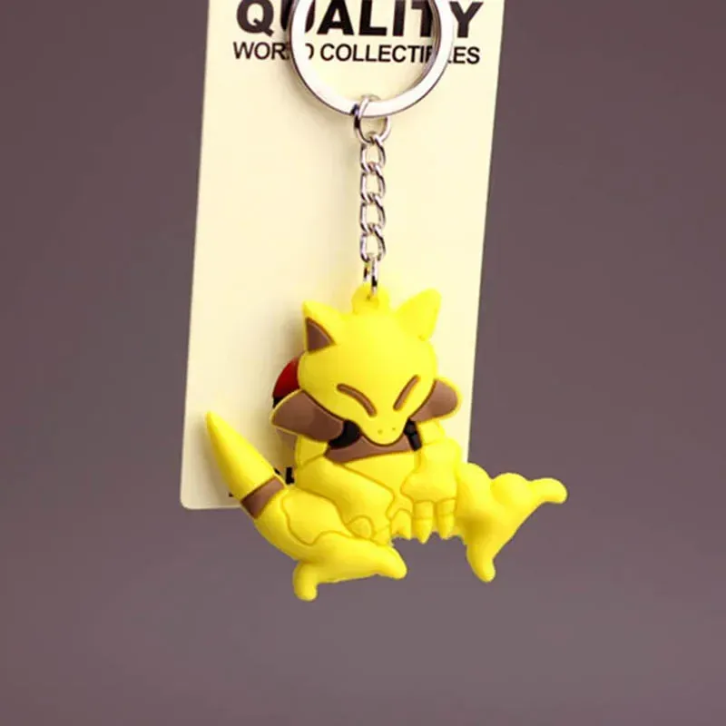 Porte-clés figurine d'action anime kawaii, pendentif pour sac ou voiture 7