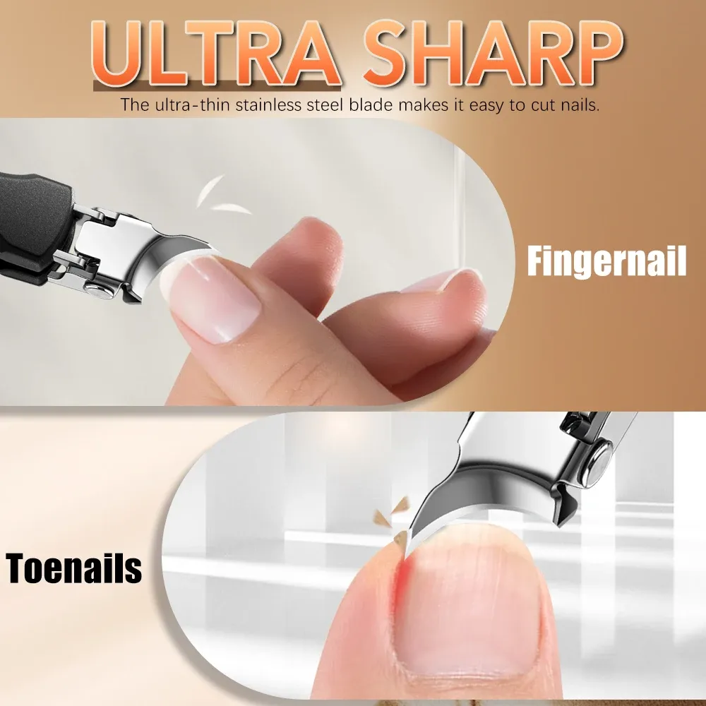 Coupe-ongles épais pour ongles incarnés, ensemble de 2 ou 4 pièces, outils professionnels de pédicure et manucure 3