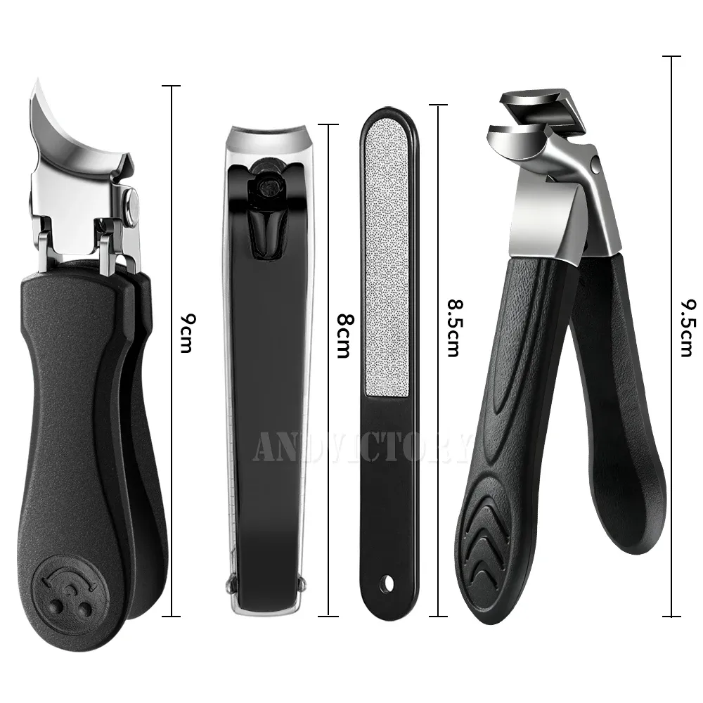 Coupe-ongles épais pour ongles incarnés, ensemble de 2 ou 4 pièces, outils professionnels de pédicure et manucure 6