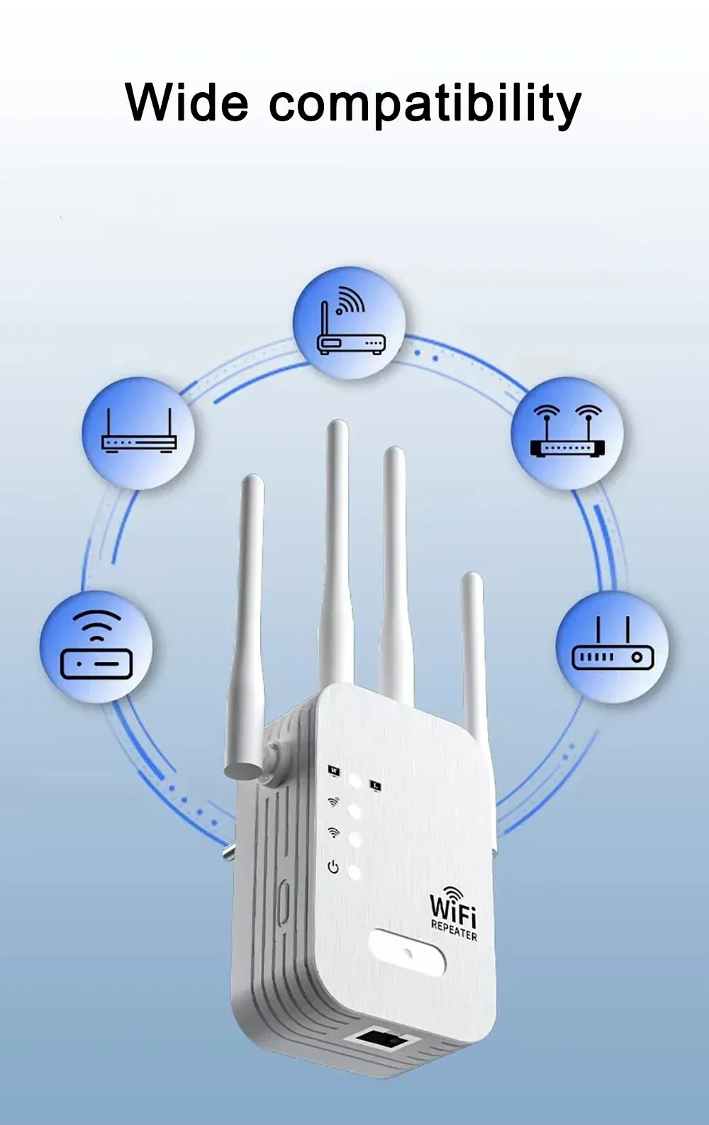 Répéteur Wi-Fi en contexte d'utilisation quotidienne