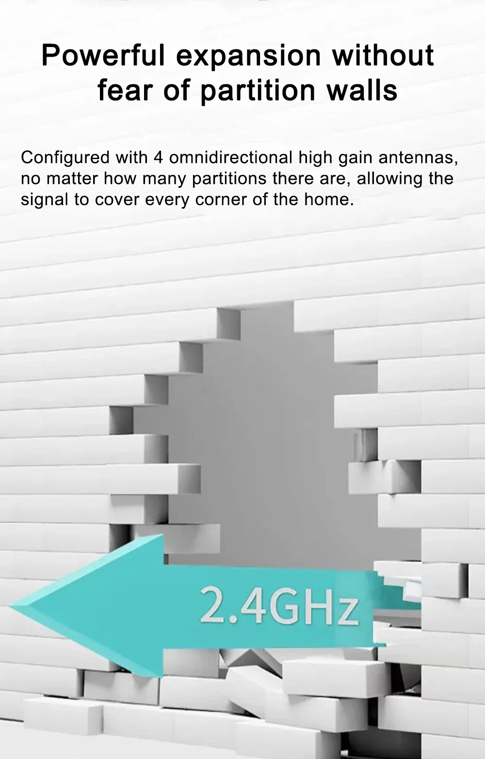 Répéteur Wi-Fi en situation dans un intérieur