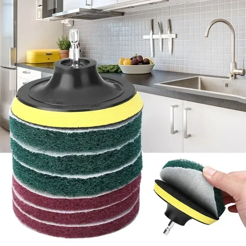 Kit de brosses de nettoyage électriques pour carrelage, voiture, salle de bains et cuisine - Image 1