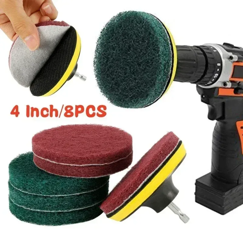Kit de brosses de nettoyage électriques pour carrelage, voiture, salle de bains et cuisine 2