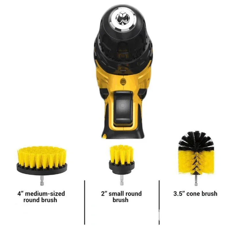 Brosses électriques en utilisation