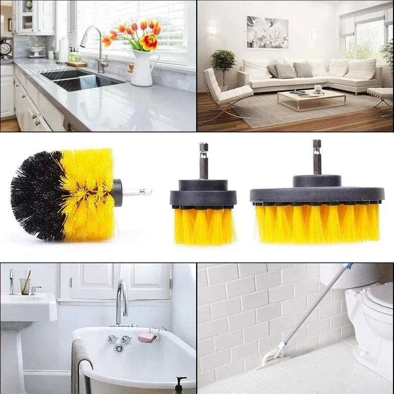 Kit de brosses électriques en situation