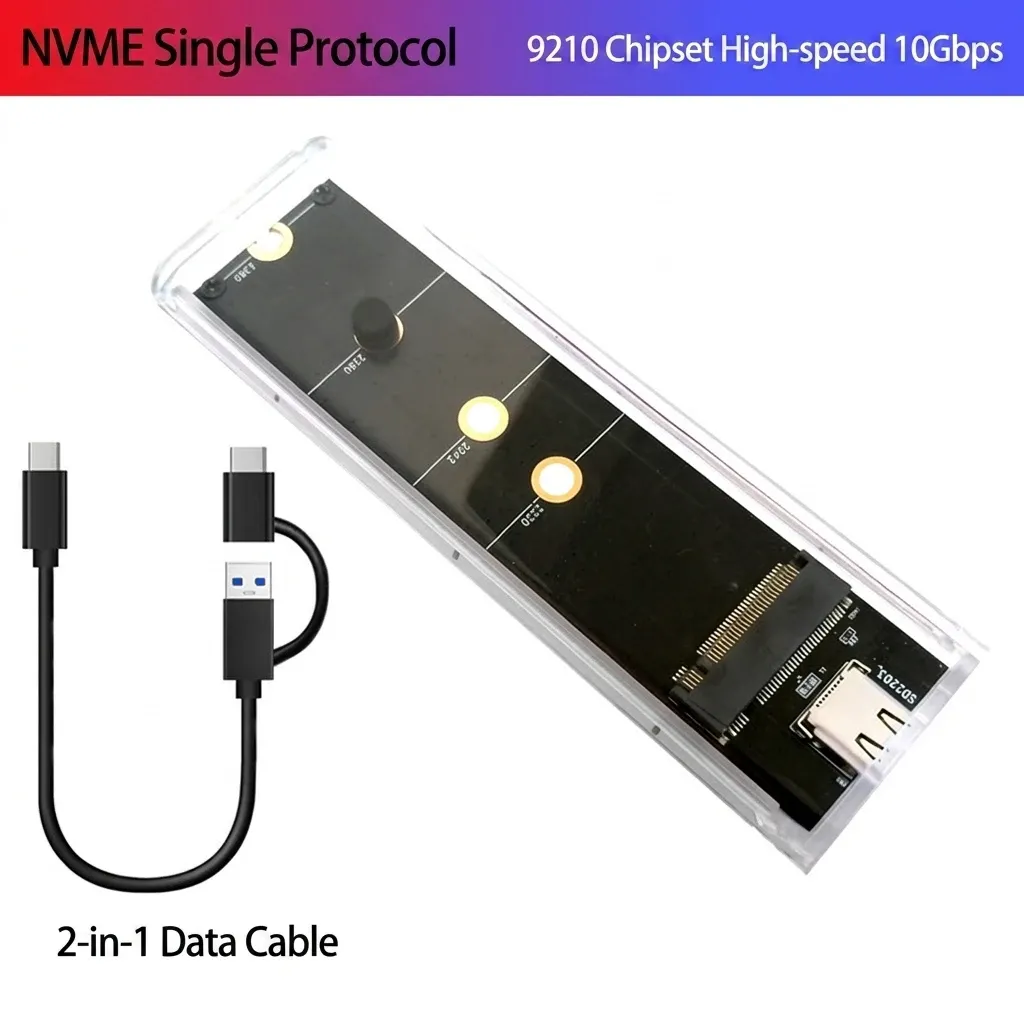 Boîtier SSD M.2 connecteurs