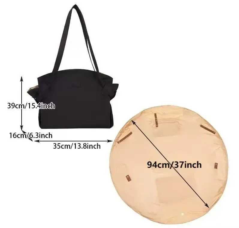 Sac de voyage pliable en situation