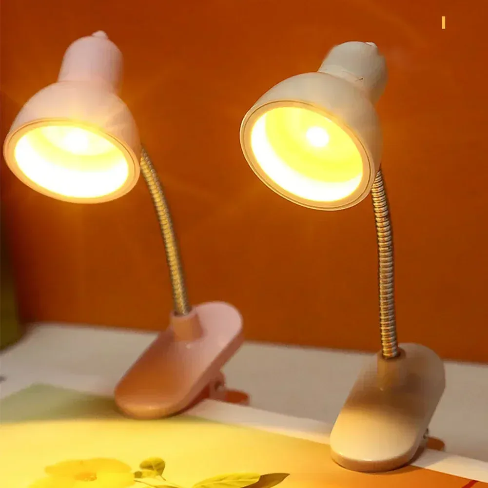 Mini lampe de lecture LED à pince, veilleuse pour livres 3