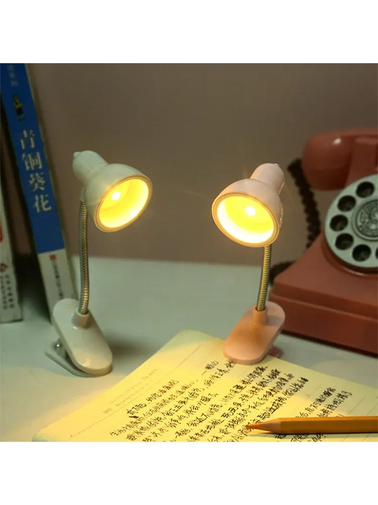 Mini lampe de lecture à pince LED