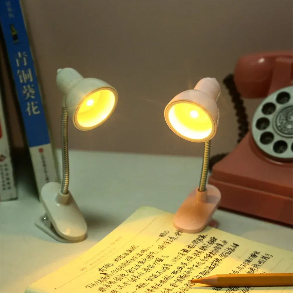Mini lampe de lecture à pince LED