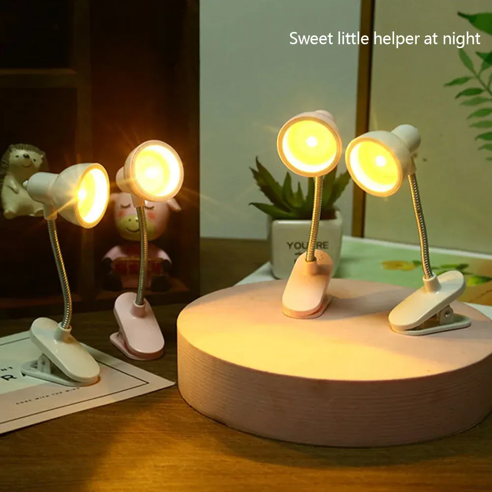 Mini lampe de lecture à pince LED