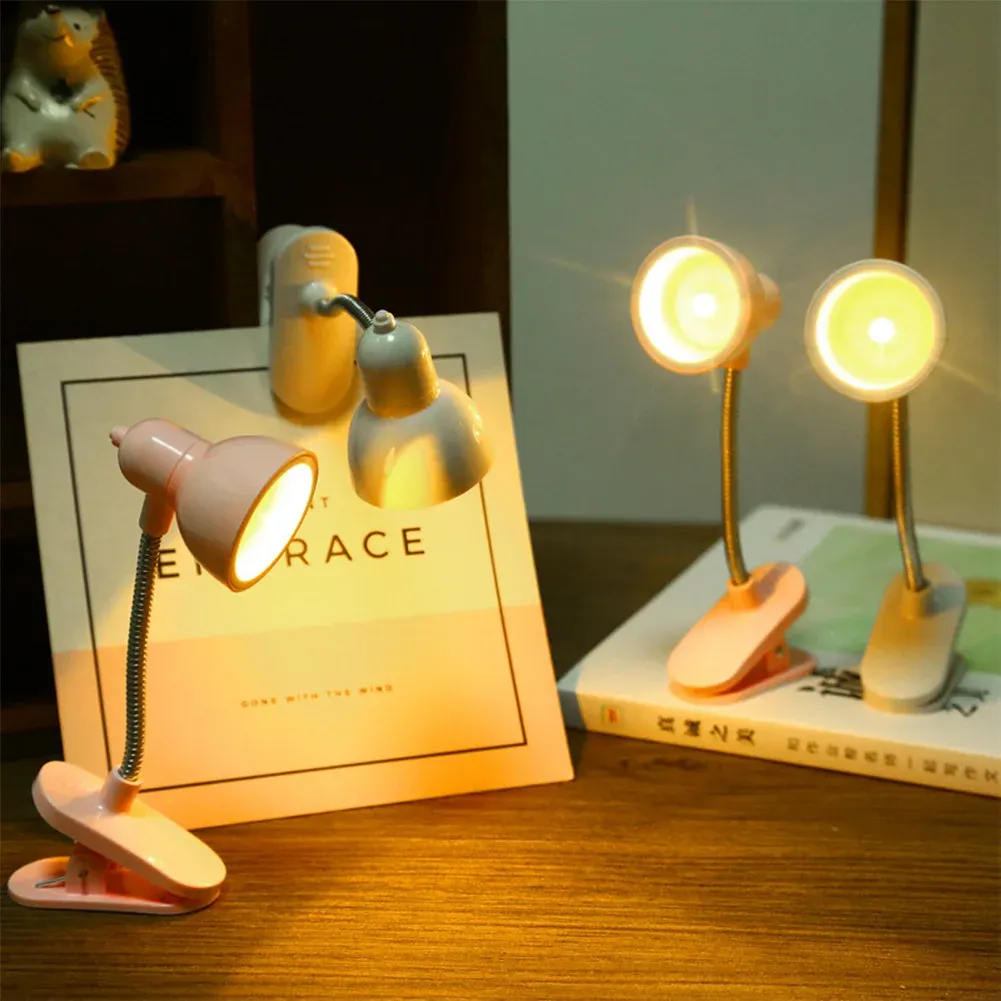 Mini lampe de lecture à pince LED