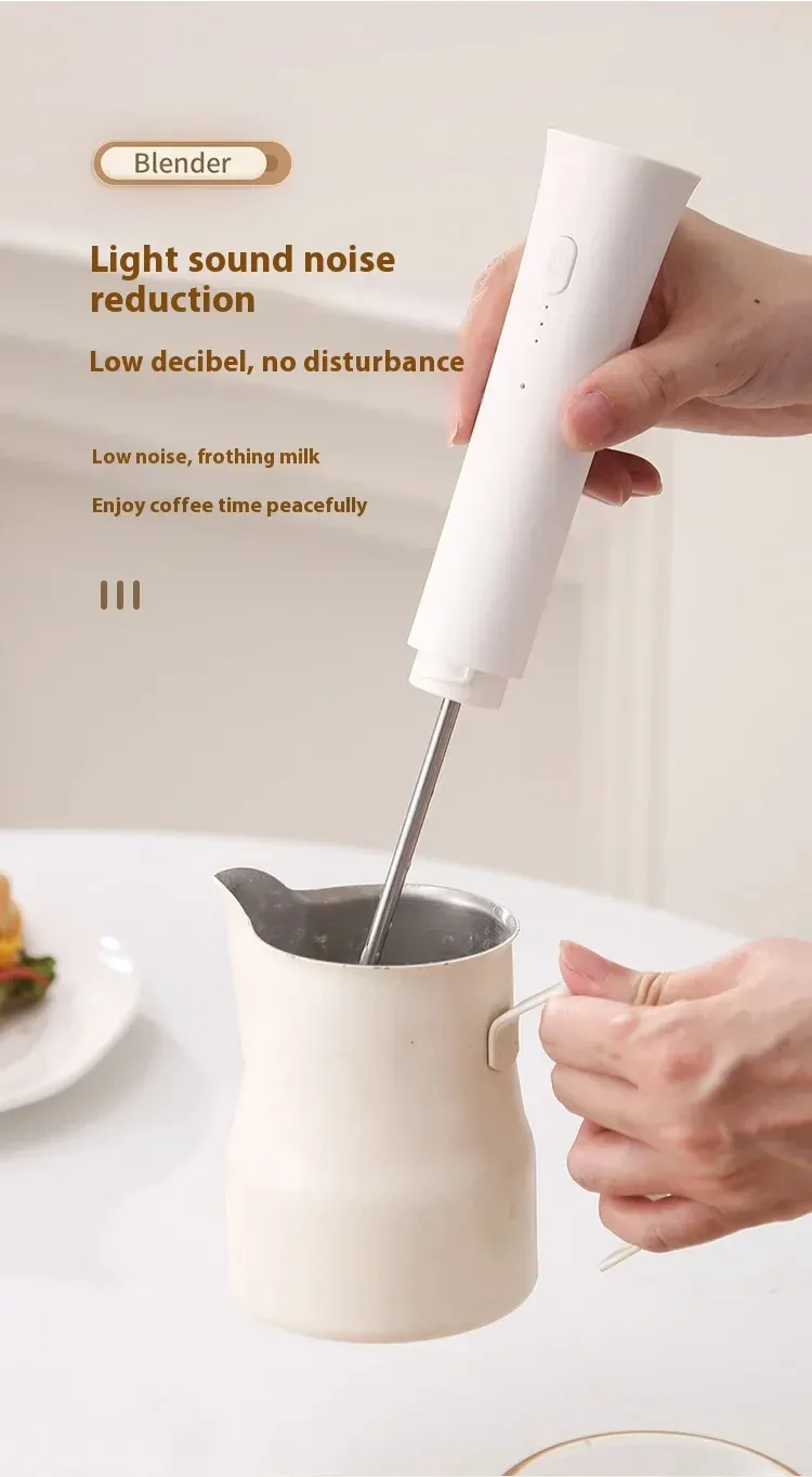 Fouet à œufs électrique portatif rechargeable