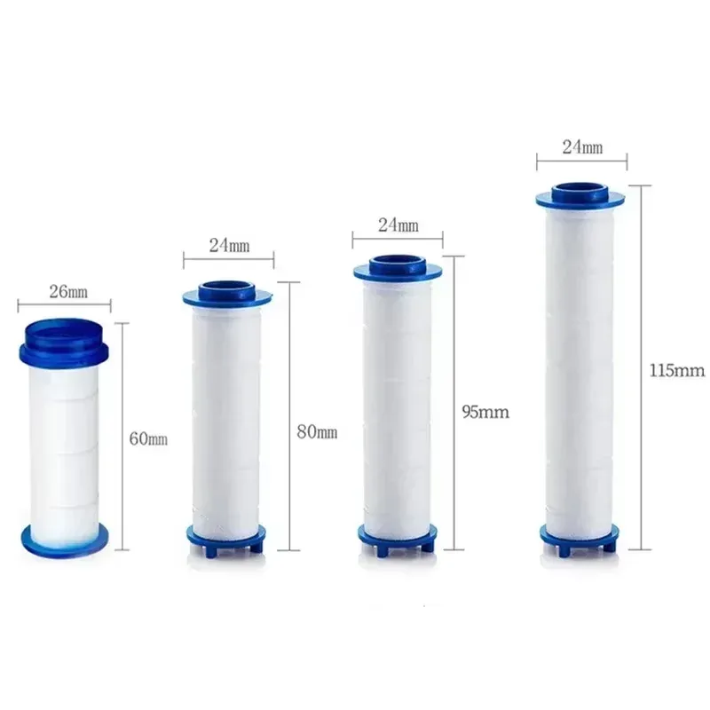 Ensemble de 5 pièces de rechange pour pommeau de douche avec filtres en coton PP, purification de l'eau 1