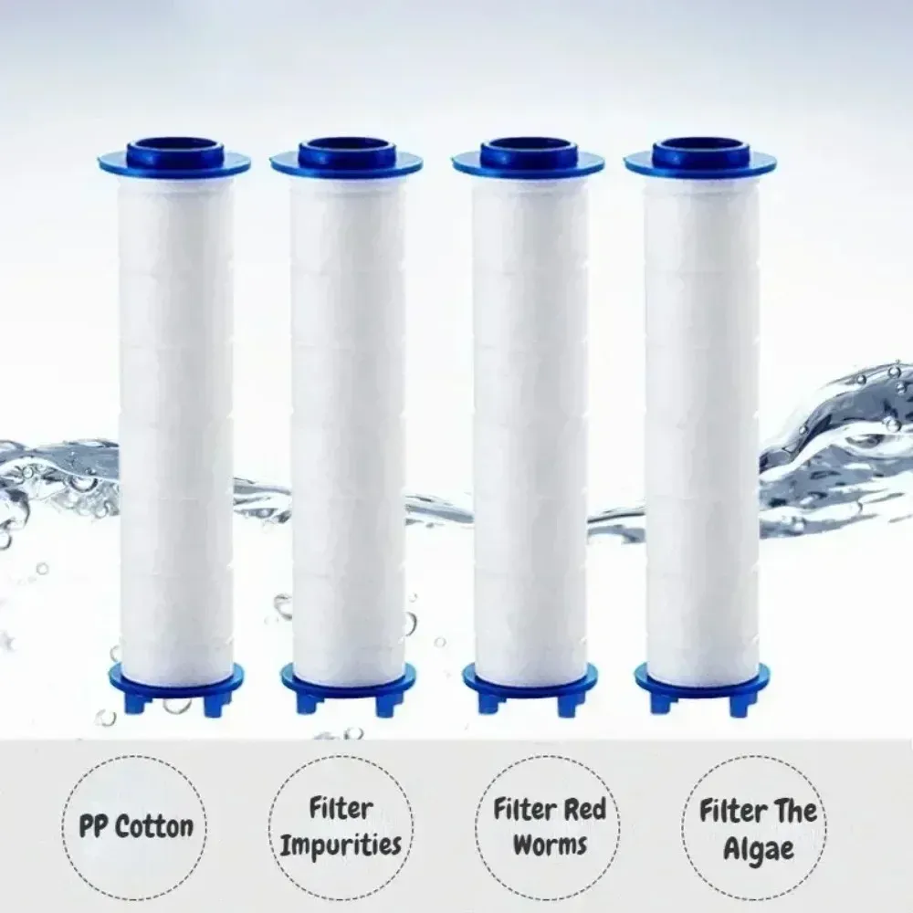 Ensemble de 5 pièces de rechange pour pommeau de douche avec filtres en coton PP, purification de l'eau 5