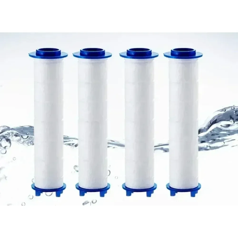 Ensemble de 5 pièces de rechange pour pommeau de douche avec filtres en coton PP, purification de l'eau 6