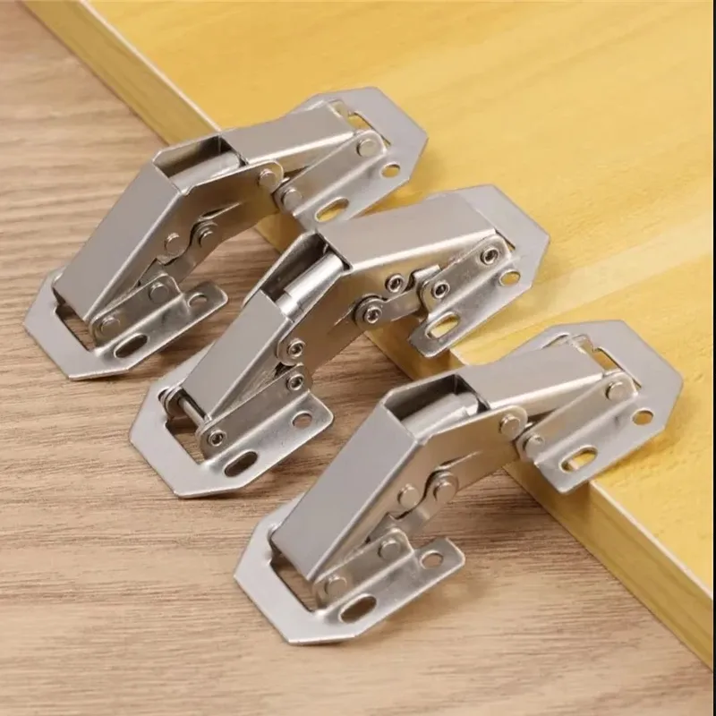 Charnières de meuble à 90° sans perçage pour portes de placard (lot de 2, 4 ou 10 pièces) 4