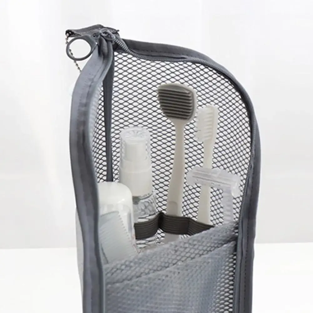 Trousse de toilette en maille pour voyage