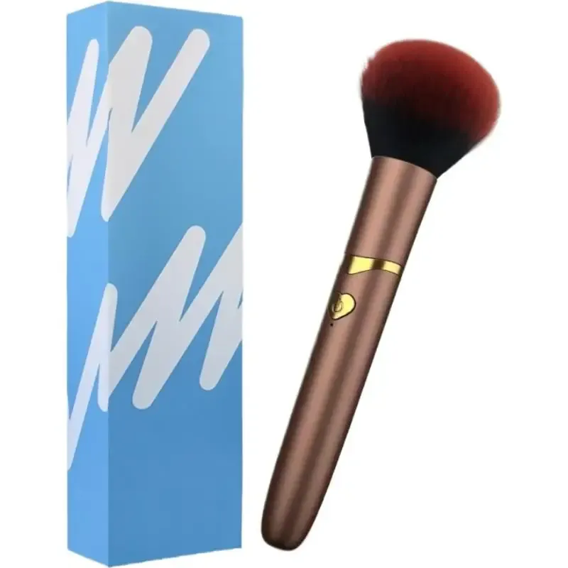 Pinceau de maquillage électrique à 10 vitesses, rechargeable par USB, pour fard à joues liquide et correcteur 8