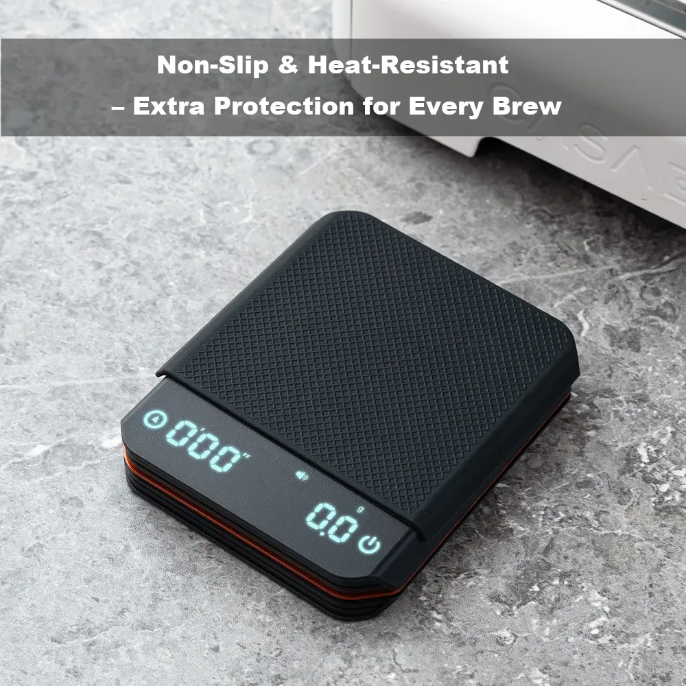 Balance à café numérique portable – Balance de cuisine rechargeable haute précision avec minuteur, précision 2 kg/0,1 g, pour le versage et l'espresso 5