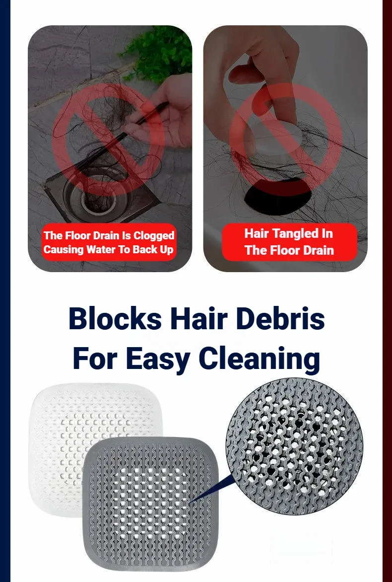 Détail du filtre attrape-cheveux