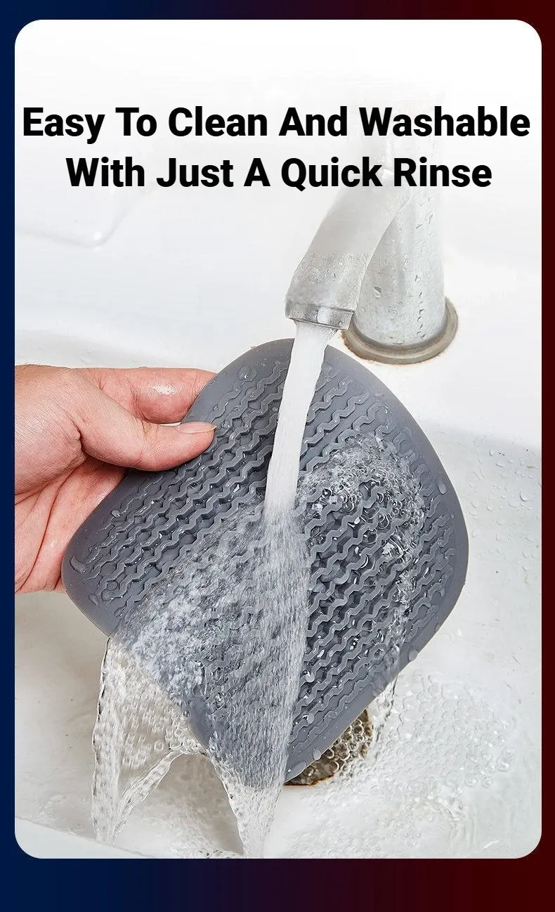Filtre en silicone lavé sous l'eau