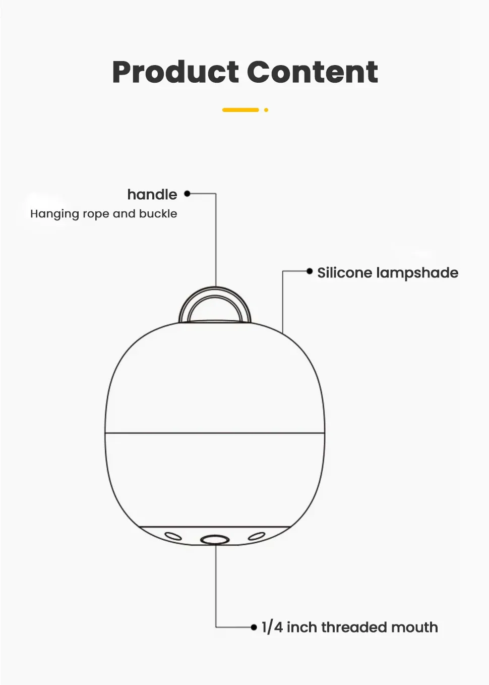 Lanterne WESTTUNE dans un décor de camping