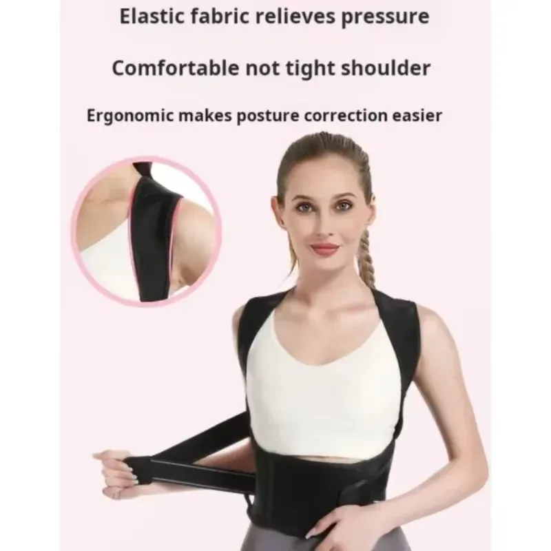 Ceinture de posture pour le dos femmes et hommes, correcteur de posture des épaules, support lombaire, ceinture de gymnastique Pilates, lisseur de dos, silhouette 5