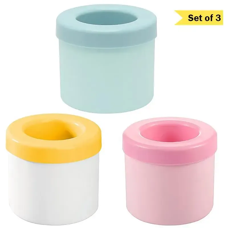 Moule à glaçons rond en silicone, fabriqué maison pour l'été 11