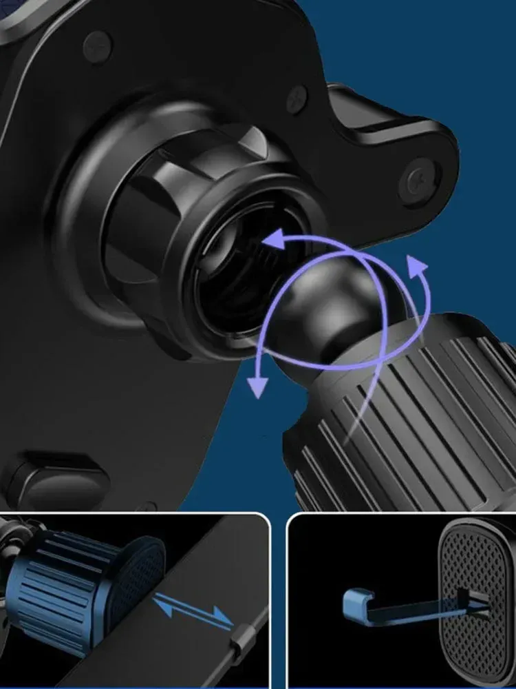 Support de téléphone en situation dans l'habitacle