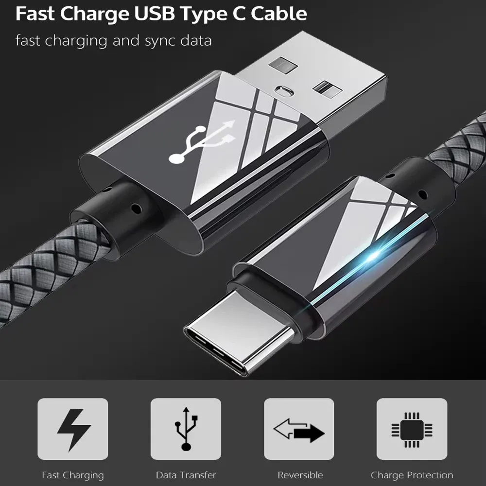 Câble USB-C en situation d'utilisation