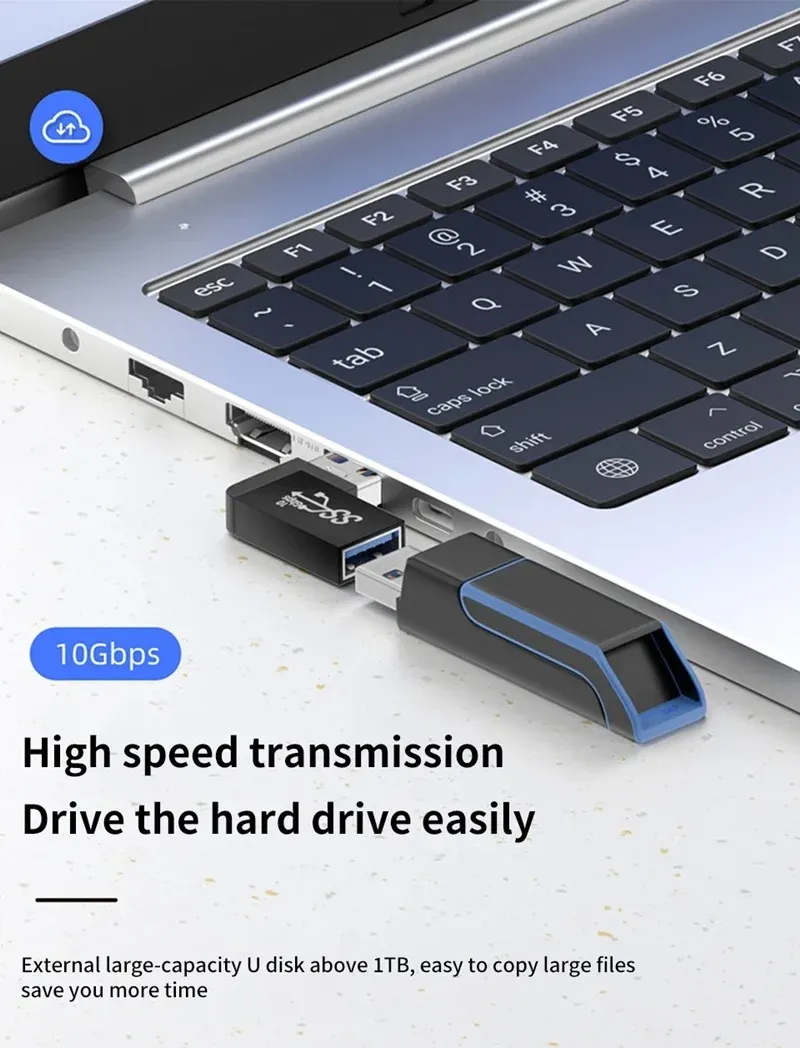 Adaptateur USB-C OTG universel, utilisation