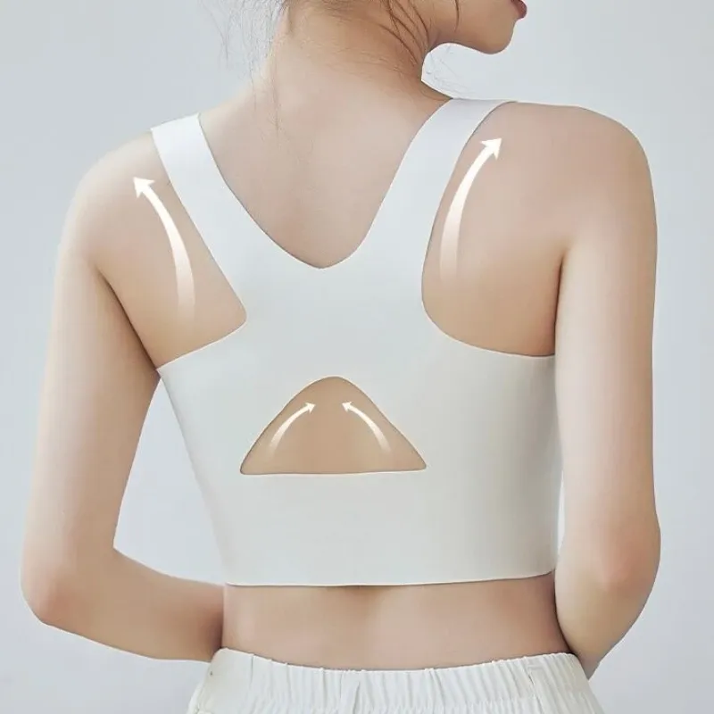 Soutien-gorge correcteur de posture sans couture, push-up, pour femme 3