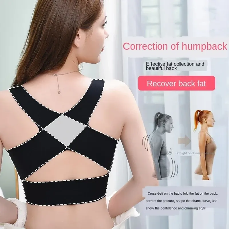 Soutien-gorge correcteur de posture, détail du tissu