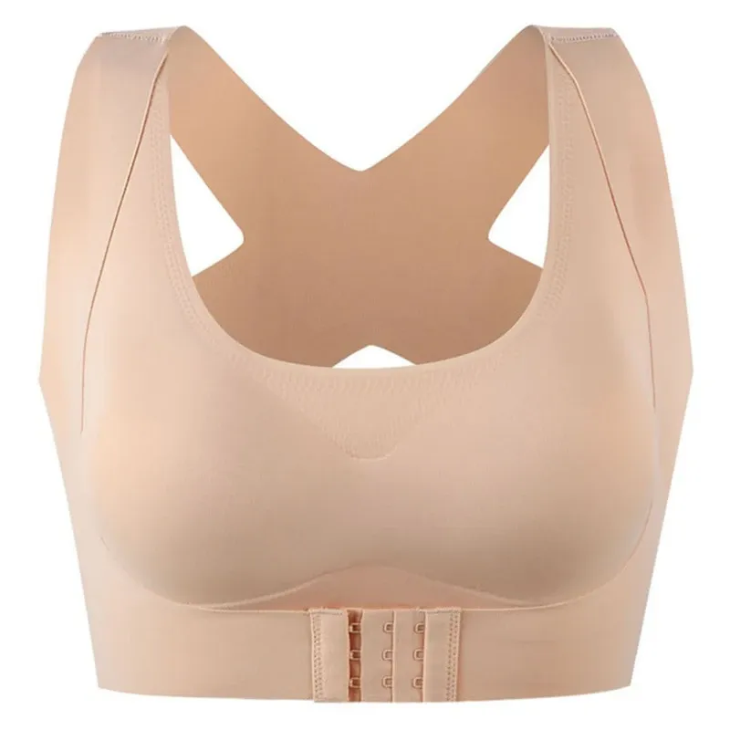Soutien-gorge correcteur de posture sans couture, push-up, pour femme 7