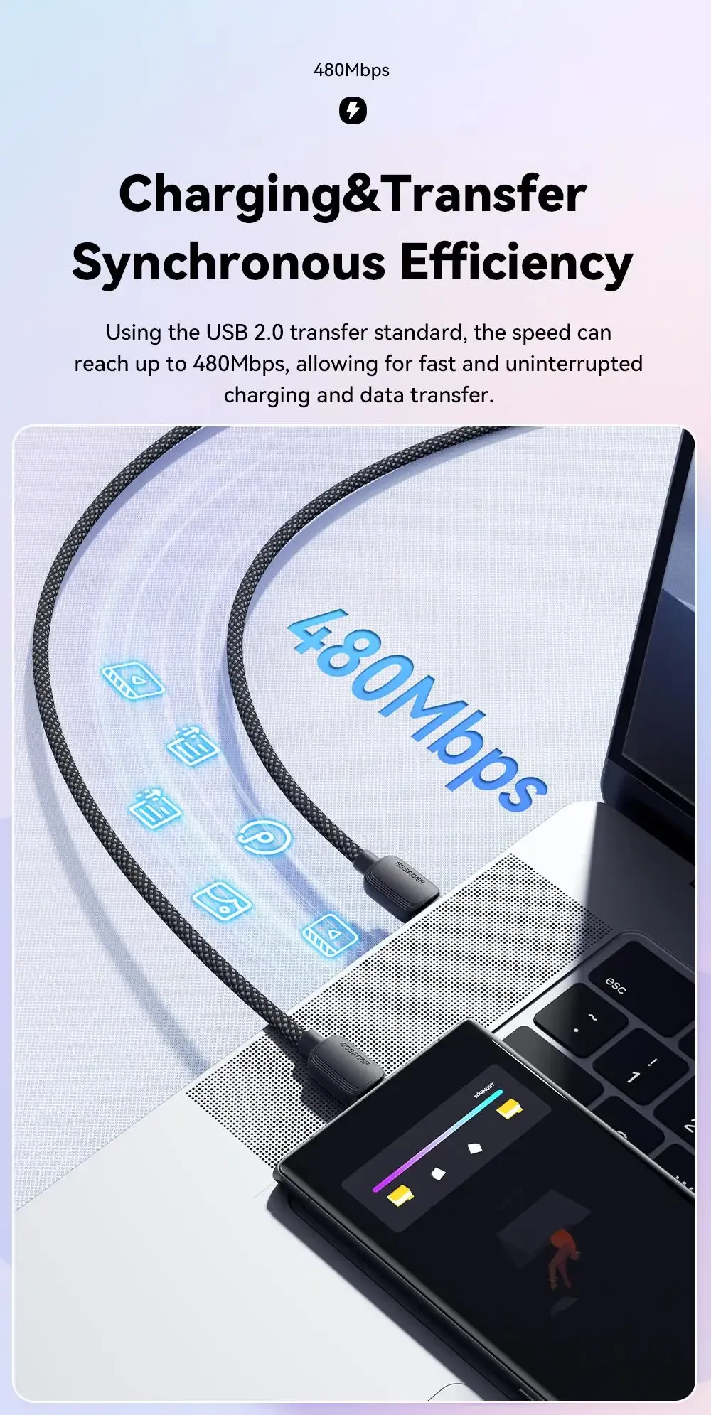 Câble Essager, détails des connecteurs